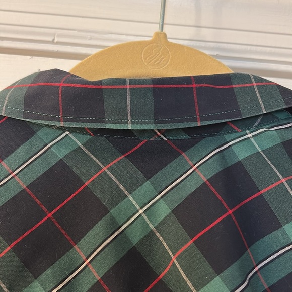 Talbots Plaid Button-Up Shirt size12 P - Picture 7 of 9